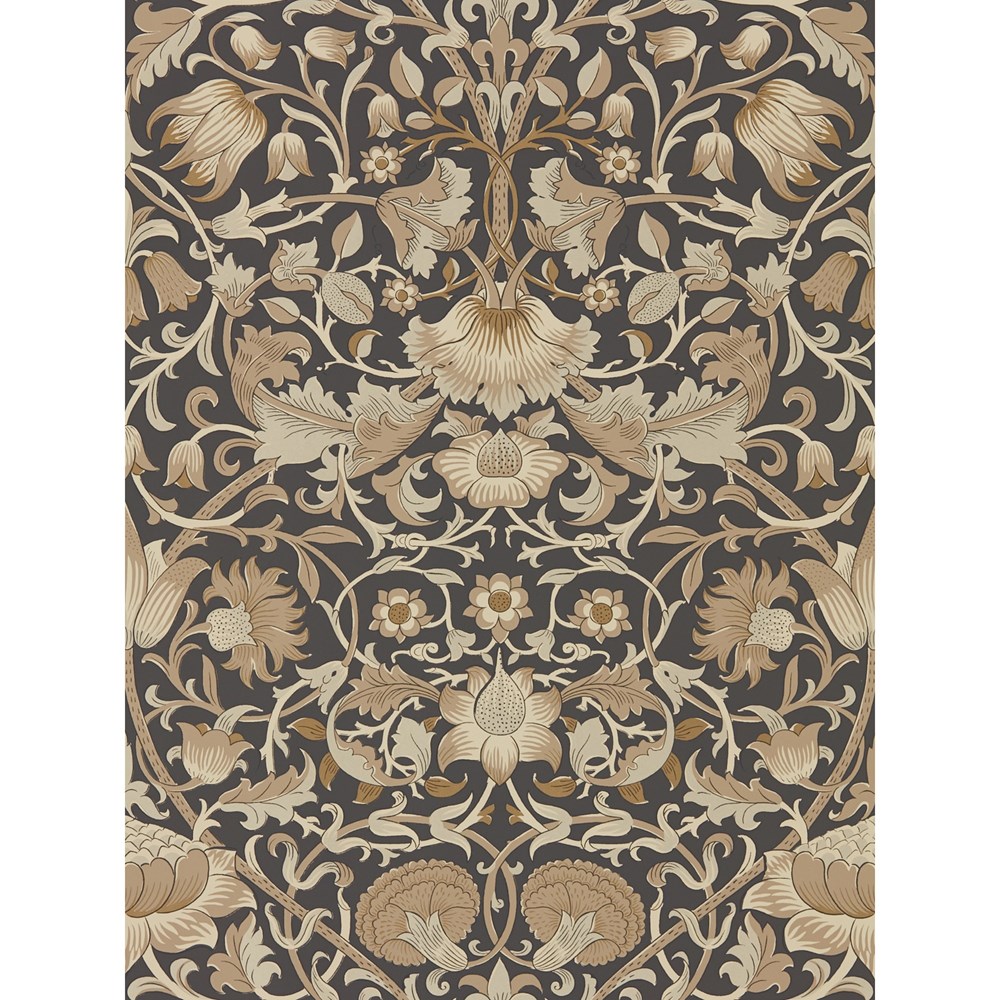 Pure Lodden Wallpaper 216027 by Morris & Co in Charcoal Gold